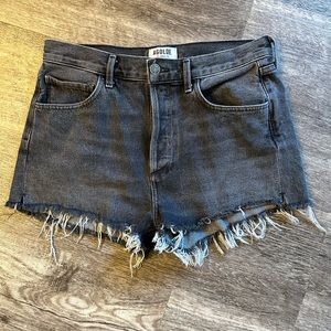Agolde Parker shorts in black. Size 29